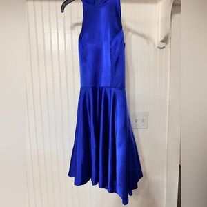 Elegant Blue Prom Dress - Above Knee